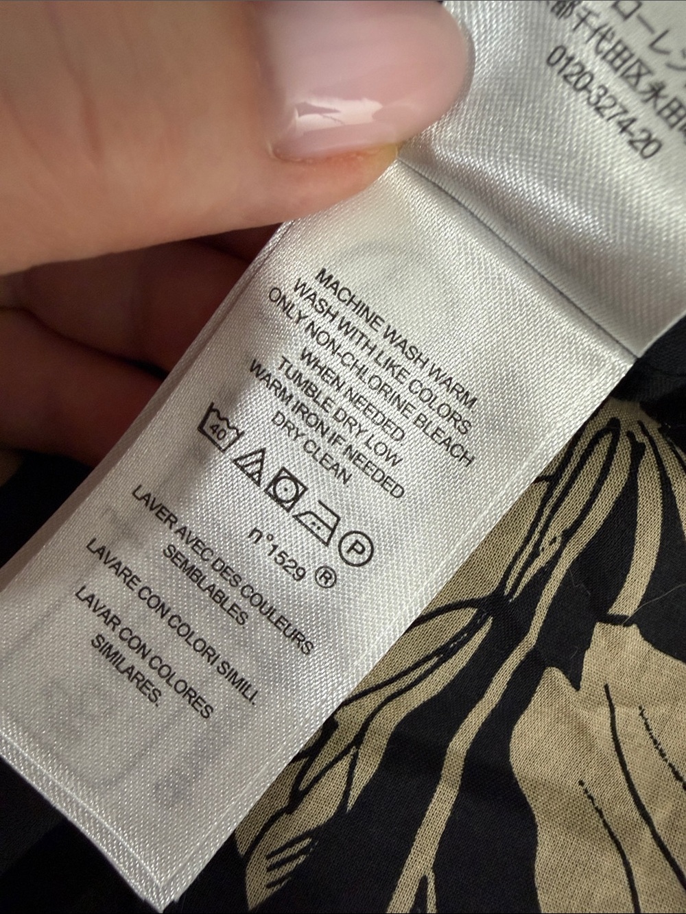 NWT Lauren Ralph Lauren Voile Floral Tiered Maxi Dress Black Beige Size 6 - Picture 8 of 10
